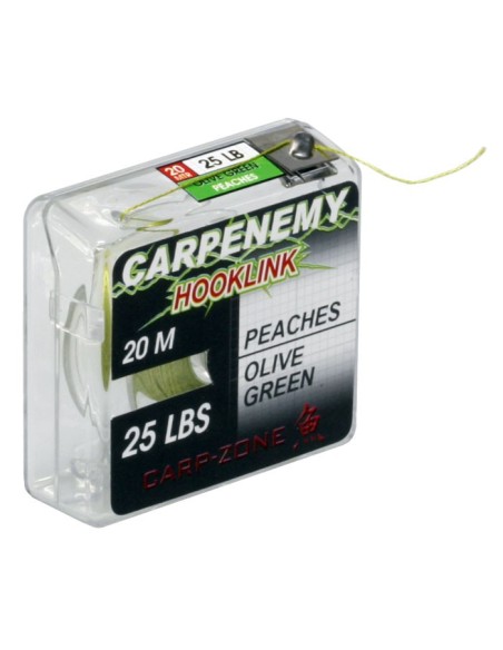 Carp-zone peaches verde oliva 35lb 20 mts.