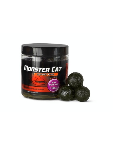 Tandem monster cat boilies black halibut 30mm 500ml