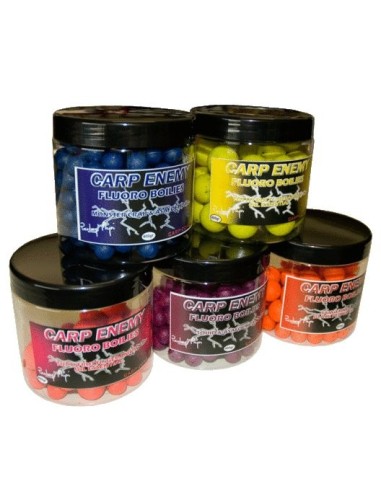 Carp-zone pop-ups fluro garlic(blanco) 15mm