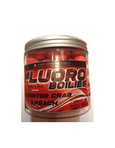 Carp-zone boilies NEW Fluro monstercrab peach 20mm 400gr.