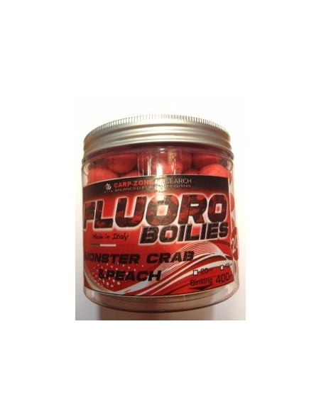Carp-zone boilies NEW Fluro monstercrab peach 20mm 400gr.