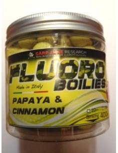 Carp-zone boilies NEW Fluro papaya cinnamom 20mm 400gr.