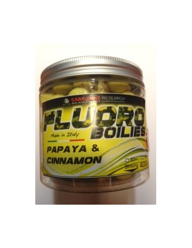 Carp-zone boilies NEW Fluro papaya cinnamom 20mm 400gr.