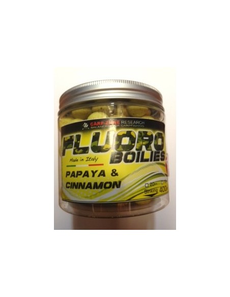 Carp-zone boilies NEW Fluro papaya cinnamom 20mm 400gr.
