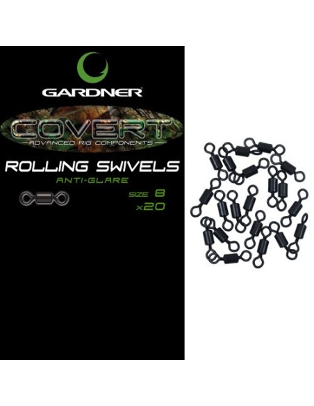 Gardner rolling swivels nº8 20 unds