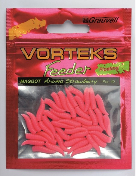 Vorteks maggots blancos salmon 40unds