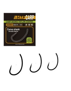 Htf carp anzuelo teflon curve shank nº8 10unds