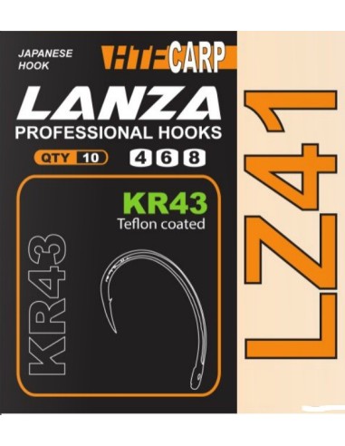 Htf carp anzuelo teflon profesional LZ41 nº8 10unds