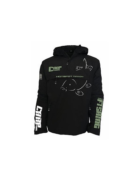 Hotspot jacket carpfishing negra talla XL