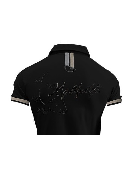 Hotspot polo carper negro talla M