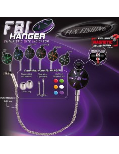 Fun fishing FBI HANGER blanco 1 und 2