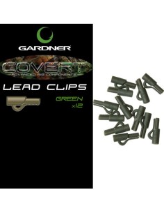Gardner lead clips green 12uds (verde)