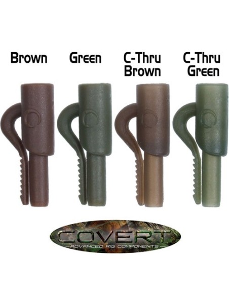 Gardner lead clips c-thru brown 12uds (marrón translúcido)