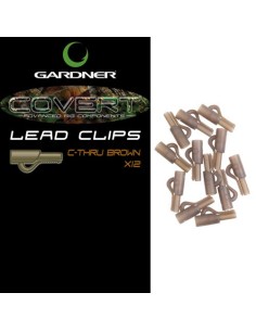 Gardner lead clips c-thru green 12uds (verde translúcido)