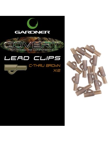 Gardner lead clips c-thru green 12uds (verde translúcido)