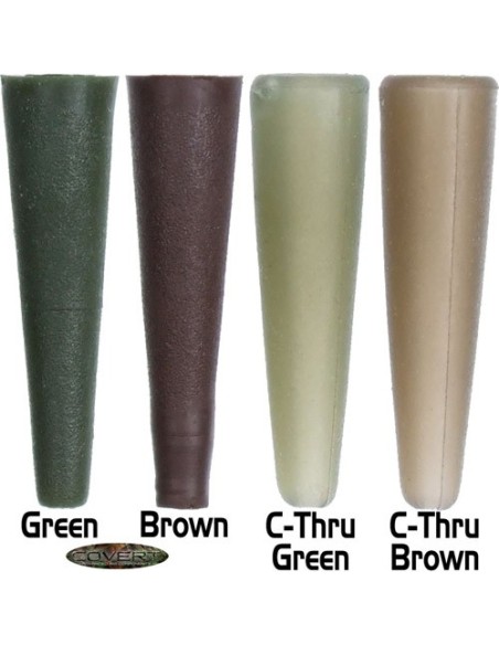 Gardner tail rubbers c-thru brown 12uds (marrón translúcido)