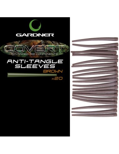 Gardner anti-tangle sleeves (conos antienredos verde 20uds)