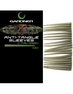Gardner anti-tangle sleeves(cono antienredo marrón trans. 20uds)
