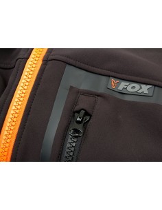 Fox Softshell Hoody Black/Orange talla XXL 2