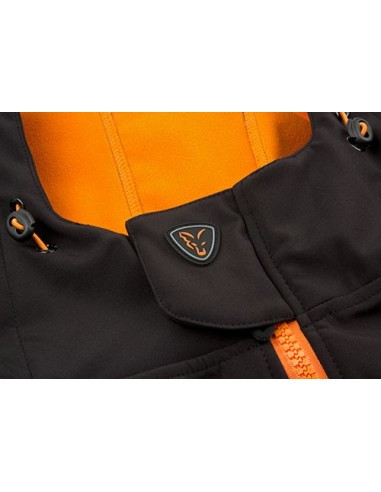 Fox Softshell Hoody Black/Orange talla XXL