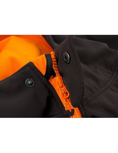Fox Softshell Hoody Black/Orange talla XXXL
