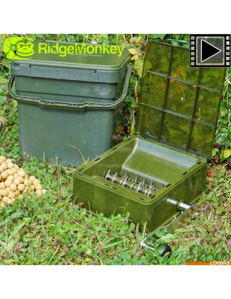 Ridgemonkey set boilie crusher mas cubo 17l