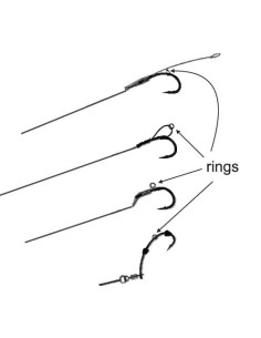 Extracarp microanillas oscuras 3.7mm 20unds 2