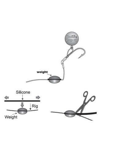 Extracarp plomos pop-up 1gr 10unds