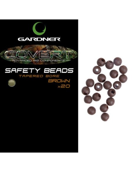 Gardner safety beads brown 20uds (marrón)