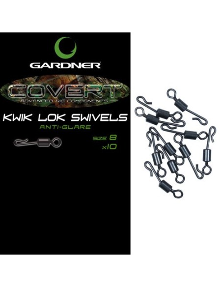 Gardner kwik lok swivels nº8 10uds
