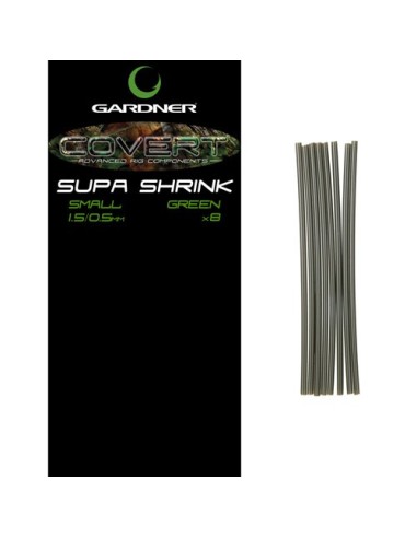 Gardner supa shrink tube small dark grey 8uds (gris pequeño)
