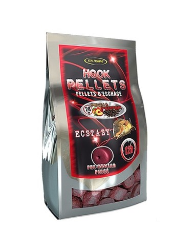 Fun fishing hook pellets peach pepper 24mm 800gr