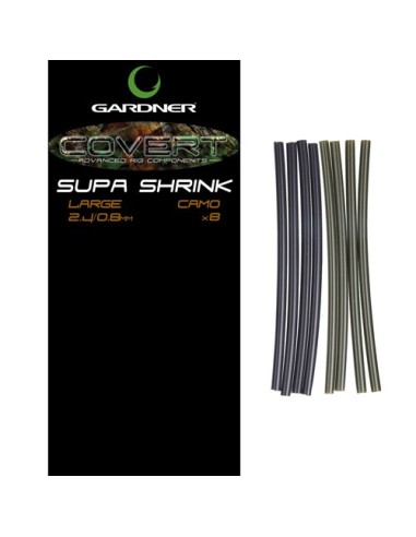 Gardner supa shrink tube large clear 8uds (transparente grande)