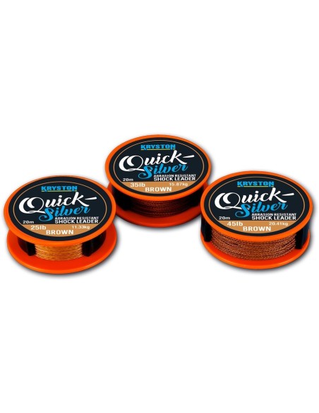Kryston quicksilver shockleader brown 35lb 20m