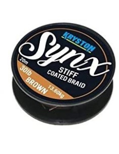 Kryston SYNX stiff brown(marron) 20lb 20m