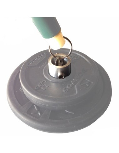 Atropa pieza plastico para pesas