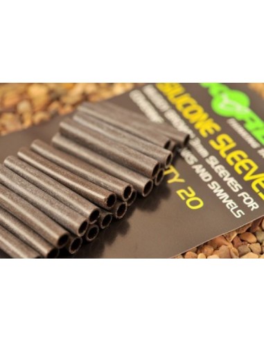 Korda silicone sleeves green 20unds