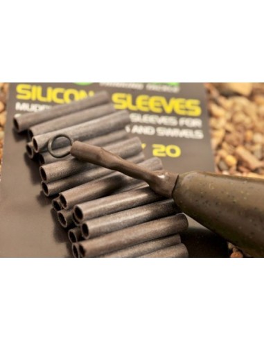 Korda silicone sleeves green 20unds