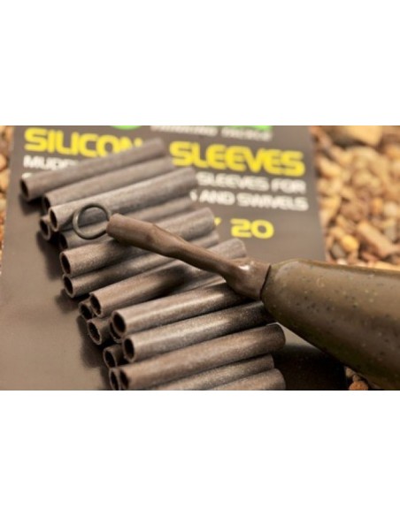 Korda silicone sleeves green 20unds