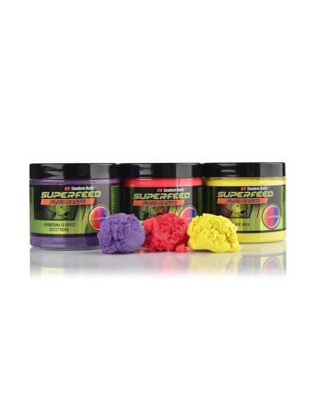 Tandem baits paste pop-up fluro strawberry cream 160gr