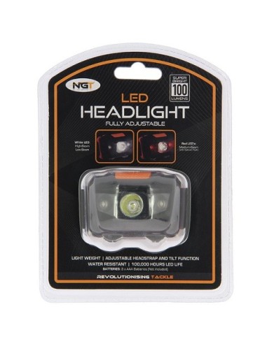 Ngt frontal cabeza 100 lumenes