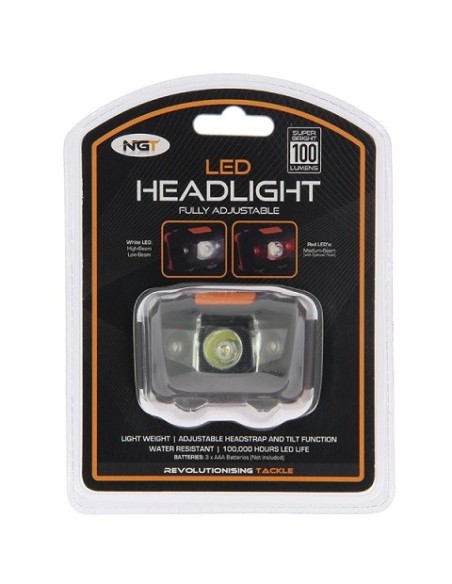 Ngt frontal cabeza 100 lumenes