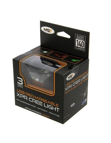 Ngt XPR frontal recargable 140 lumenes