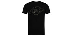 Korda t-shirt one liner tee black