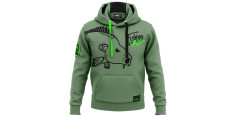 Hotspot carpfishing mania hoodie green