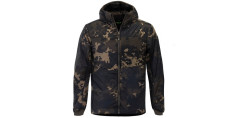 Korda insulated hooded jacket dark kamo