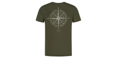 Korda t-shirt compass tee dark olive